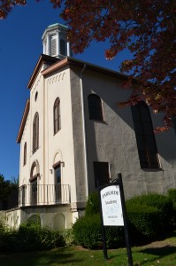 The former St. Casimir's Church is now a storage facility used by the City of Westfield.