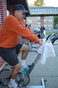 Greg Kallfa will be among those participating in the YMCA Cycle For A Cause cycle-a-thon.