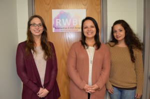 Melissa Ray, Sara Cauley, and Kristina Tilli are research assistants at the Relationships and Well-Being Lab at Westfield State University. Currently, couples are sought for a study on personality and relationships.