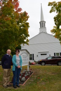 The Granville Federated Church will be among the sites to host the Granville Harvest Fair during the Columbus Day weekend. Pastor Patrick McMahon and Linda Blakesley are among those coordinating logistics for the annual event.