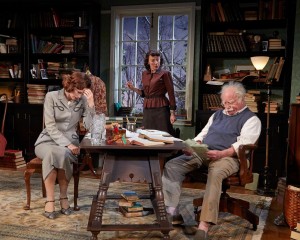 Christa Scott-Reed, Lori Wilner, and Richard Dreyfuss in Relativity at TheaterWorks. Photo by Lanny Nagler.