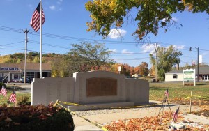 A new stone will be put in on Veterans Day to recognize more Veterans of Southwick. (Photo by Greg Fitzpatrick)