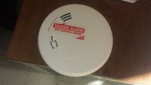 A version of the 10-year sealed smoke alarm, provided by Westfield Fire Department