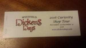 Dickens Days coupon booklet