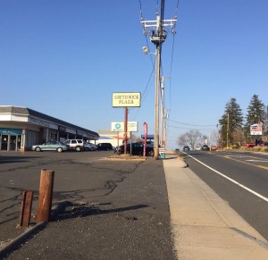 Part of College Hwy is in the business restricted zone which includes several businesses in town. (Photo by Greg Fitzpatrick)