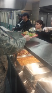 Member of the 104th Air National Guard is served by the Carando team