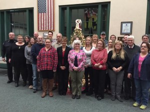 Twenty seven people graduated from the Citizens Police Academy on Wednesday night. (Photo by Greg Fitzpatrick)