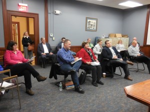 Ten of the thirteen City Councilors attended the Finance Committee meeting on Thursday. (Photo by Amy Porter)