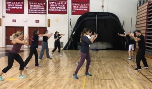 Delta Krav Maga of East Longmeadow recently held a self-defense class for NHS members at the school. (Photo submitted)