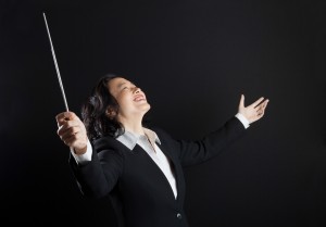 Carolyn Kuan, Hartford Symphony Music Director. Photo by Jane Shauck
