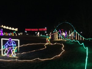 The display offers several different lights for the public to see. (Photo by Greg Fitzpatrick)
