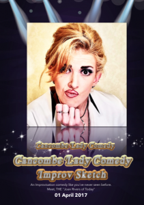 Chaunty Spillane has opportunities for area residents to get involved in a film project. Above is the first movie poster for the "Cancombe Lady Comedy Improv Sketch."