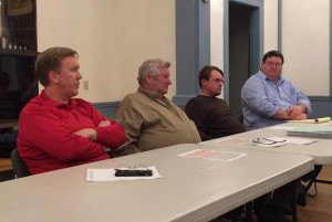 The Granville Selectmen continued to have a dialogue with the community about what steps to take next. (Photo by Greg Fitzpatrick)