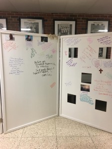 A picture of the Wall of Healing, provided by Kathy Sitler.