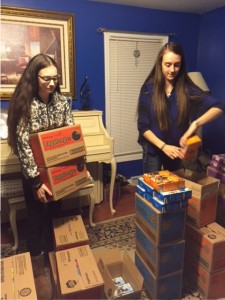 Sisters Morgan and Heather O'Connor of Westfield will be selling Girl Scout cookies this weekend at Walmart in Westfield.