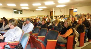 200 attended Tuesday's meeting to discuss district options held at the Technical Academy.