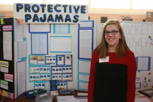 Paige Stawasz was a Science Fair competitor last year with her Protective Pajamas project.