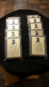 The plaques that were given to the women at WSU's third annual Black Girls Rock event