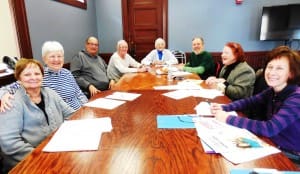 Council on Aging Board Barbara Taylor, Elizabeth Boucher, City Council liaison Ralph J. Figy, John Dr. Leary, Jr., Alice Dawicki, James V. Liptak, Cynthia Anderson, and COA Executive Director Tina Gorman.