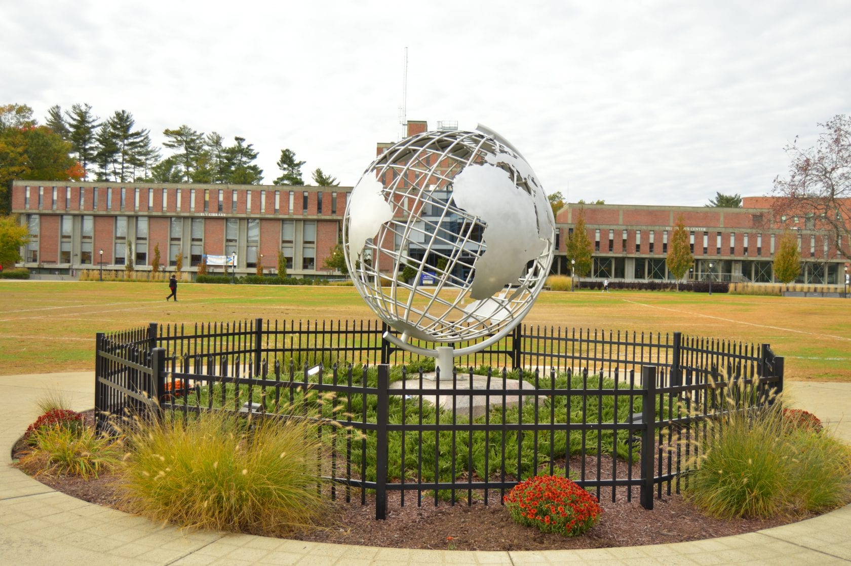 The globe at Westfield State University
