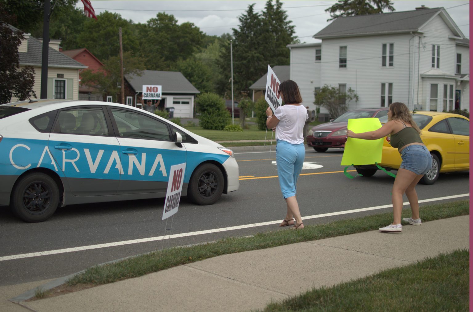 Dozens gather to protest Carvana project | The Westfield News |June 28 ...
